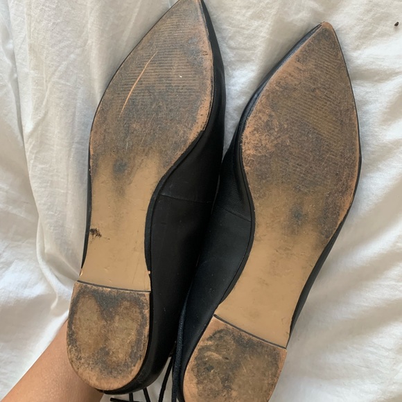 Pointed toe lace up flats - Picture 4 of 5